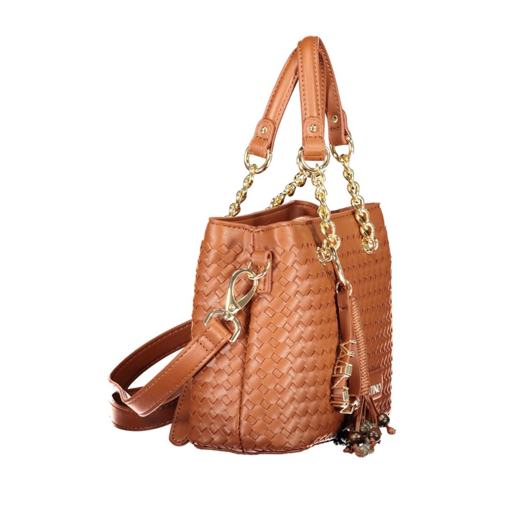 Mario Valentino Brown Polyurethane Women Bag