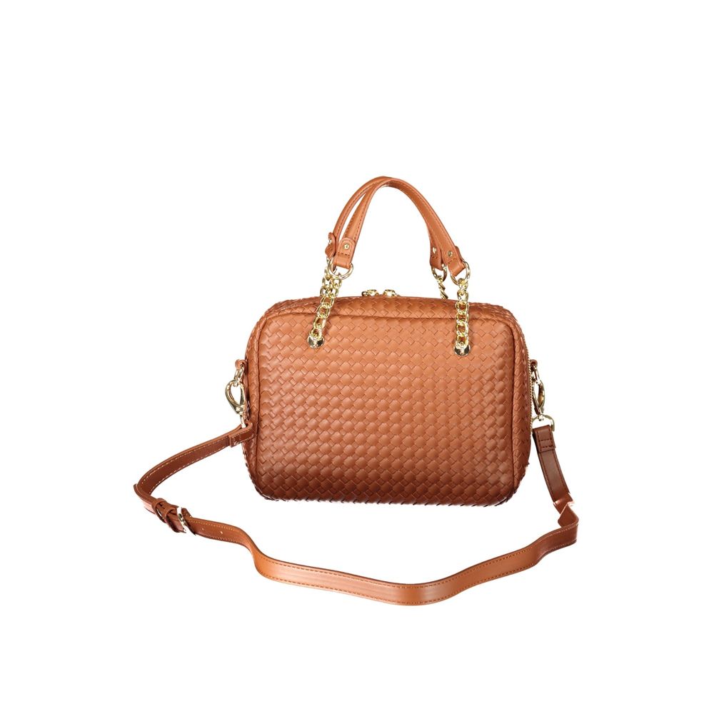 Mario Valentino Brown Polyurethane Women's Bag
