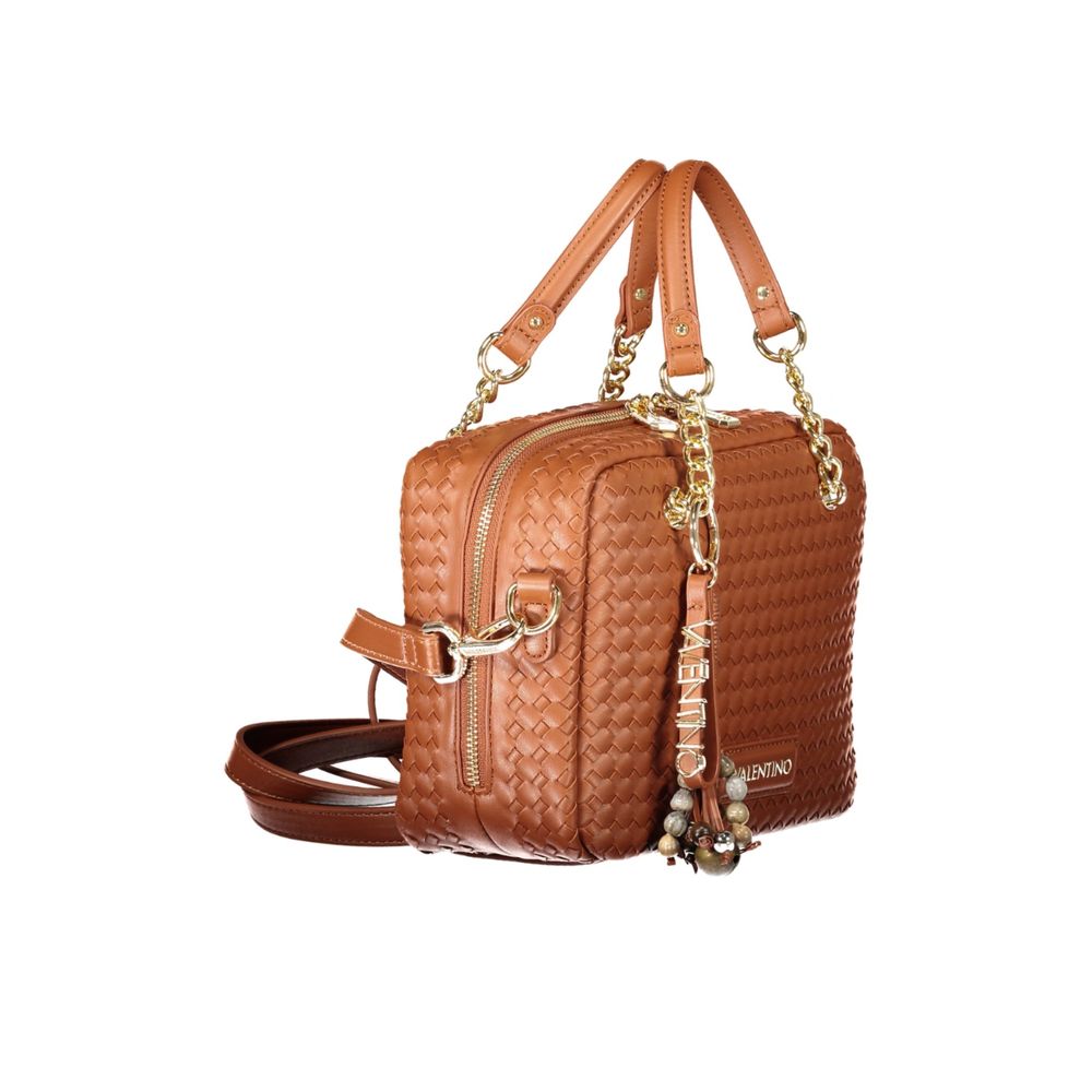 Mario Valentino Brown Polyurethane Women's Bag