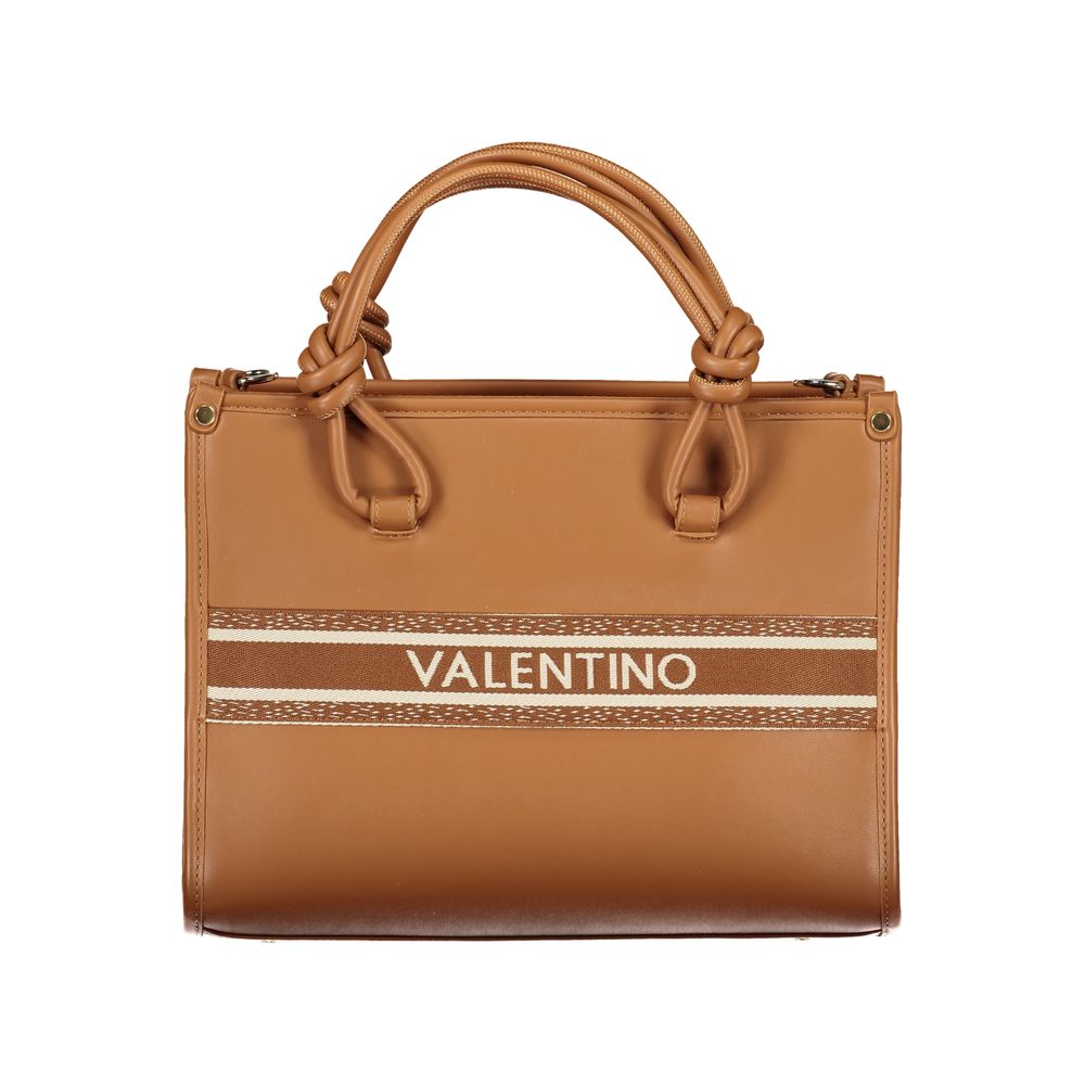 Mario Valentino Brown Polyurethane Women's Bag
