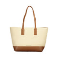 Mario Valentino Beige Polyurethane Women's Shoulder Bag
