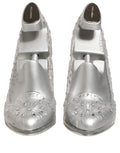 Dolce & Gabbana CINDERELLA Floral Crystal Heels Clear