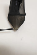 Dolce & Gabbana Black Mesh Stiletto High Heels Pumps Shoes