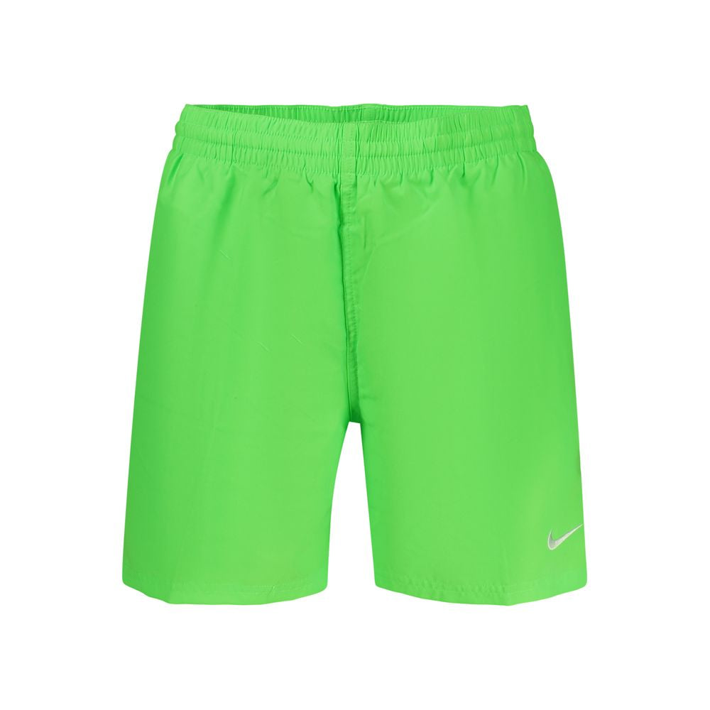 Nike Green Polyester Men's Swim Boxer