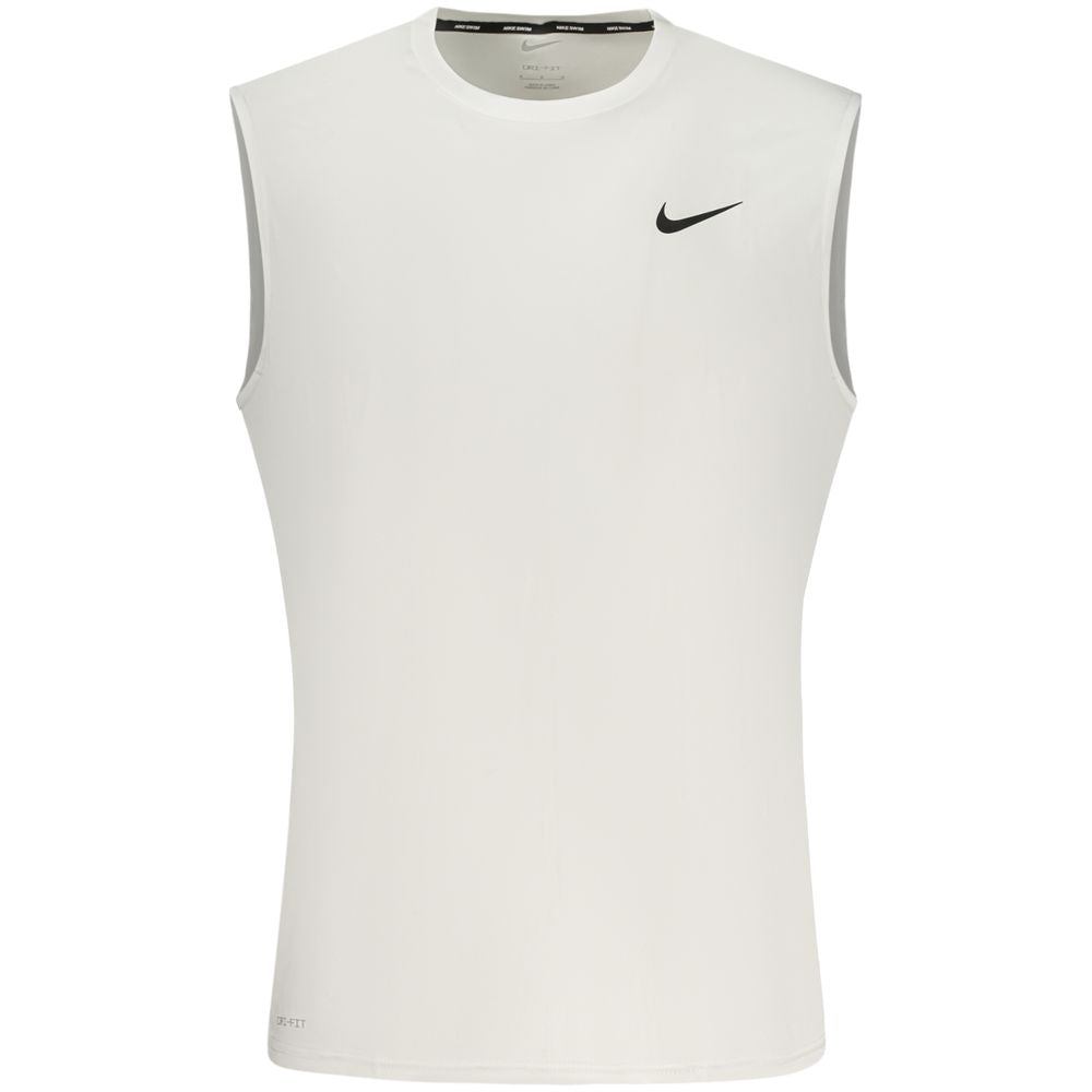 Nike White Polyester Men's Tank