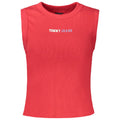 Tommy Hilfiger Red Cotton Women's Tank
