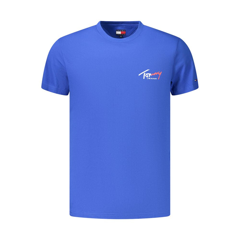Tommy Hilfiger Blue Cotton Men's T-Shirt