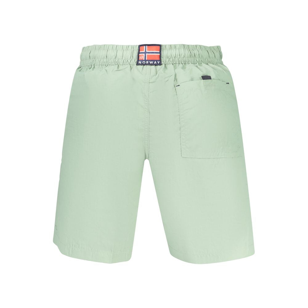 Norway 1963 Green Polyamide Men's Swimwear