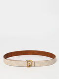 Liu Jo Beige Leather Regular Belt