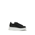 Alexander McQueen Black Calf Leather Bos Taurus Platform Sneakers