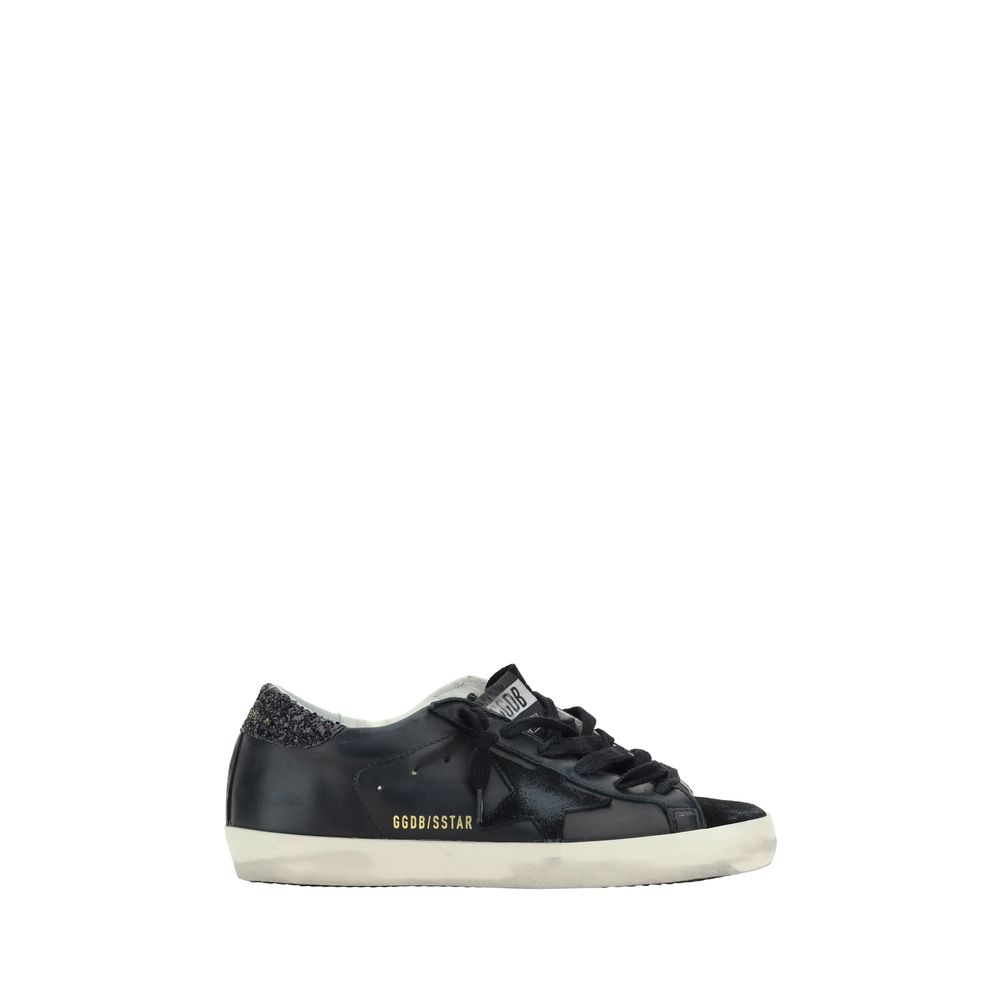 Golden Goose Black Calf Leather Bos Taurus Sneakers
