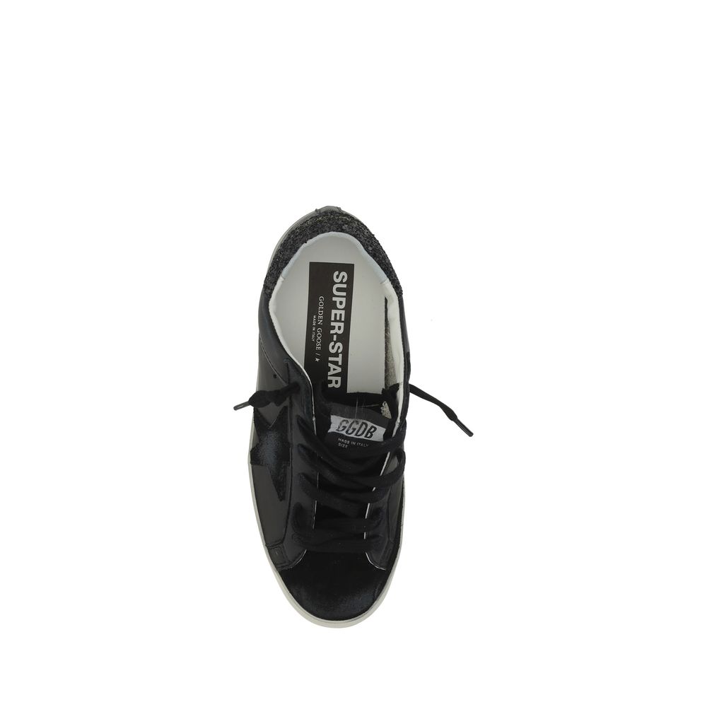 Golden Goose Black Calf Leather Bos Taurus Sneakers