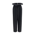 Khaite Black Wool Oves Aries Casual Pants