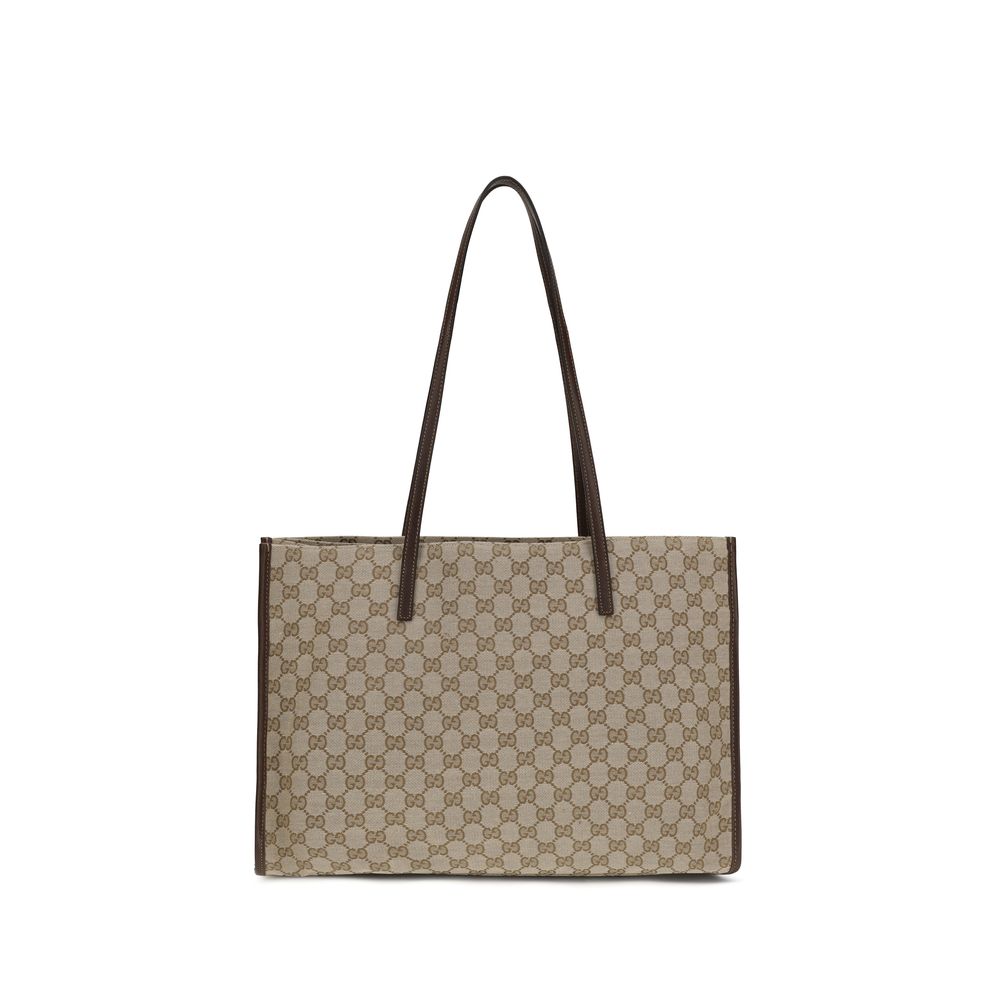 Gucci Beige Polyester Shoulder Bag