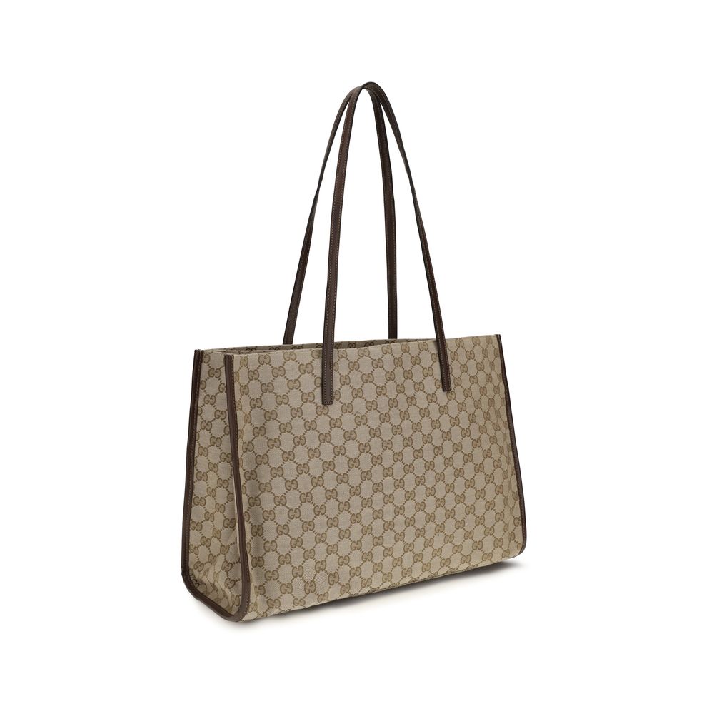 Gucci Beige Polyester Shoulder Bag