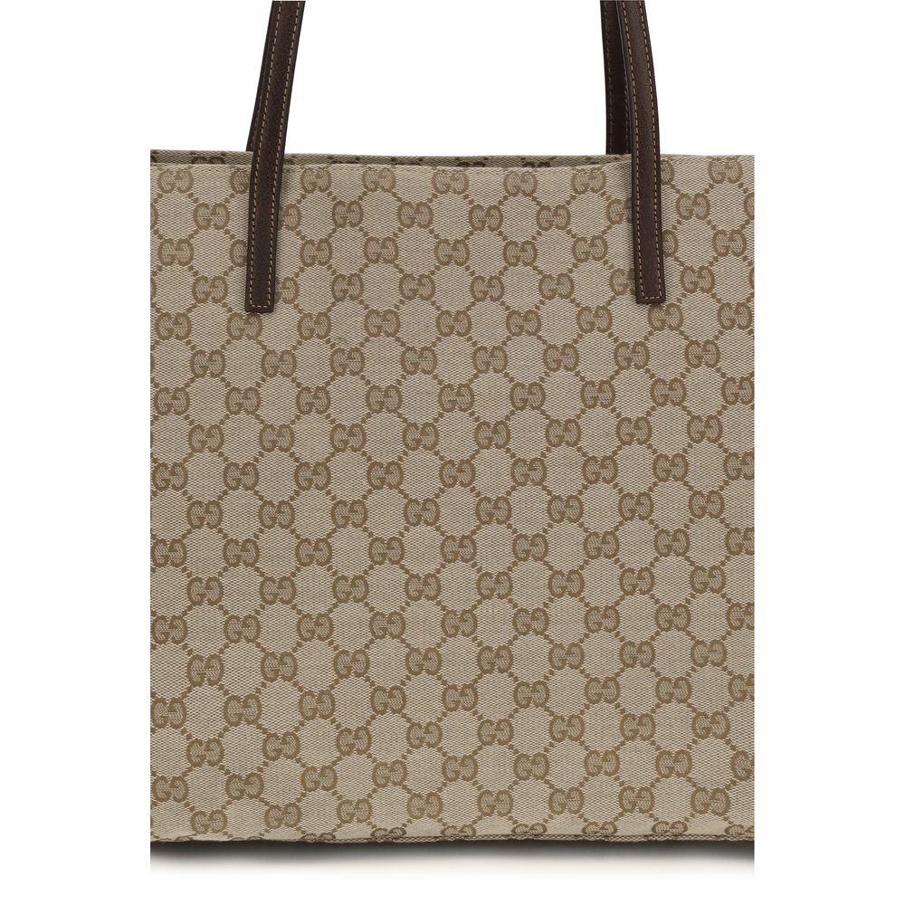 Gucci Beige Polyester Shoulder Bag