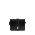 Khaite Black Calf Leather Bos Taurus Shoulder Bag