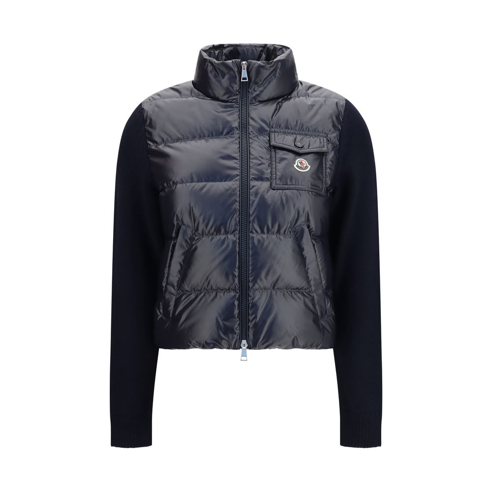 Moncler Blue Polyamide Cardigan