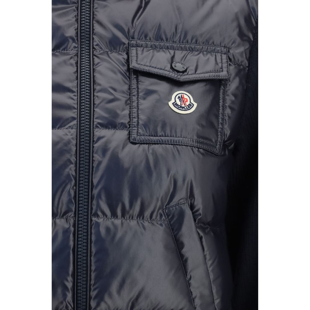 Moncler Blue Polyamide Cardigan