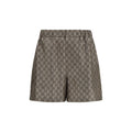 Gucci Beige Silk Bermuda Shorts