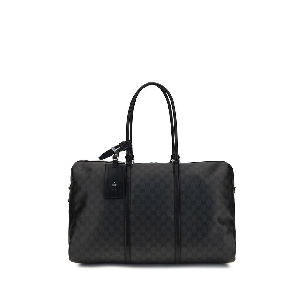 Gucci Black Cotton Shoulder Bag