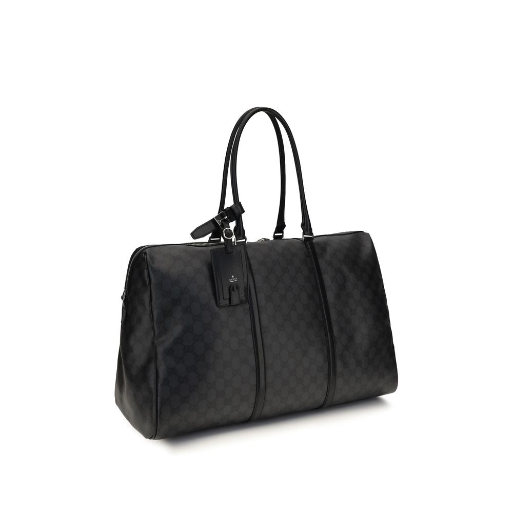 Gucci Black Cotton Shoulder Bag