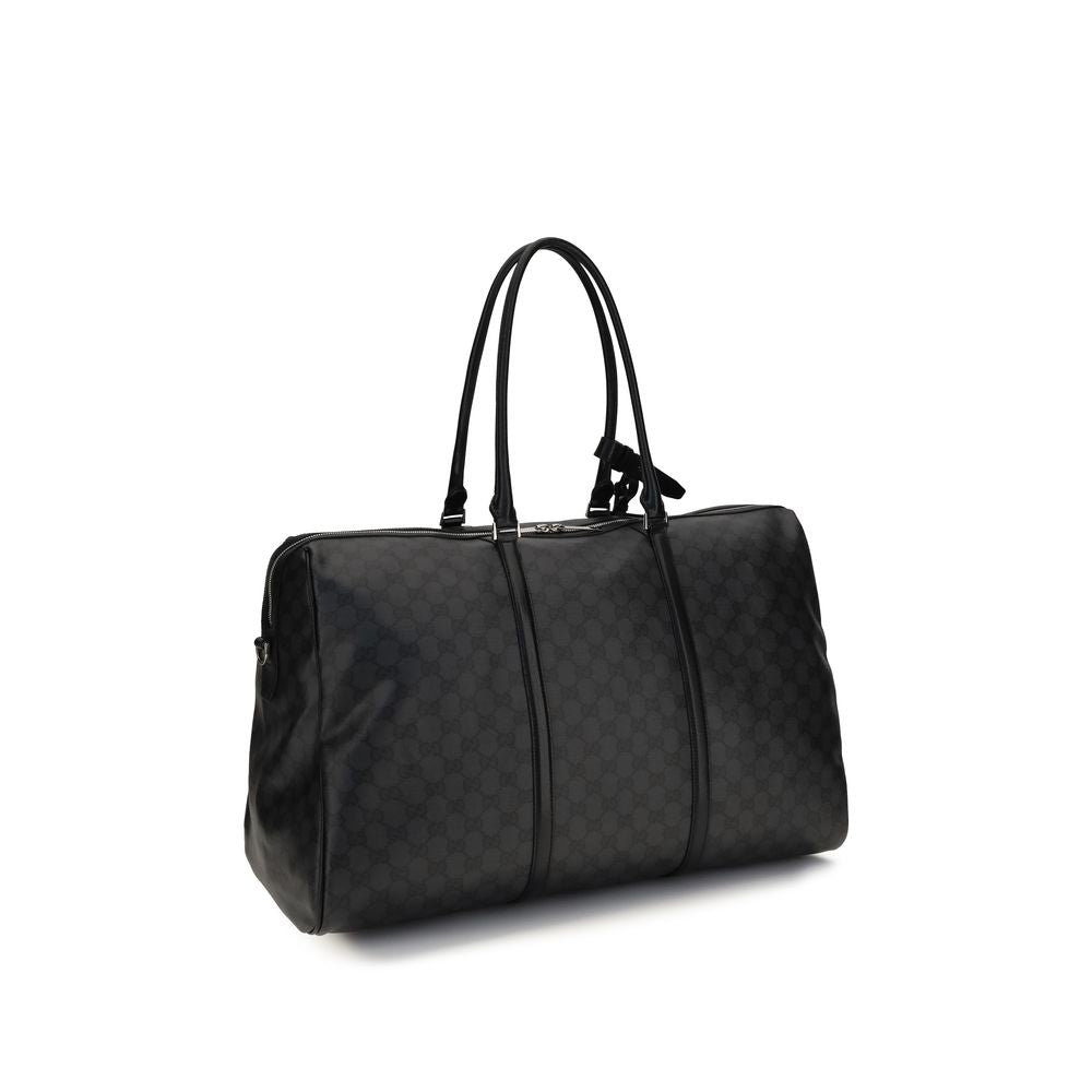 Gucci Black Cotton Shoulder Bag