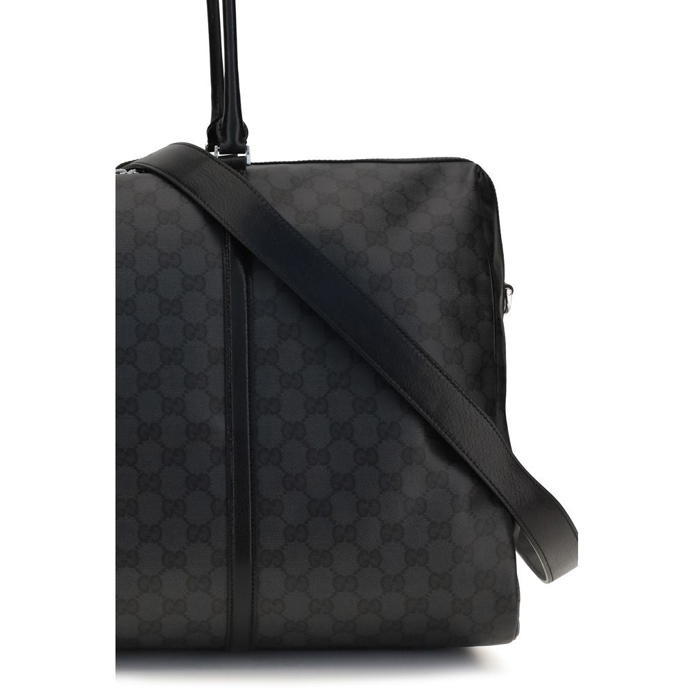 Gucci Black Cotton Shoulder Bag