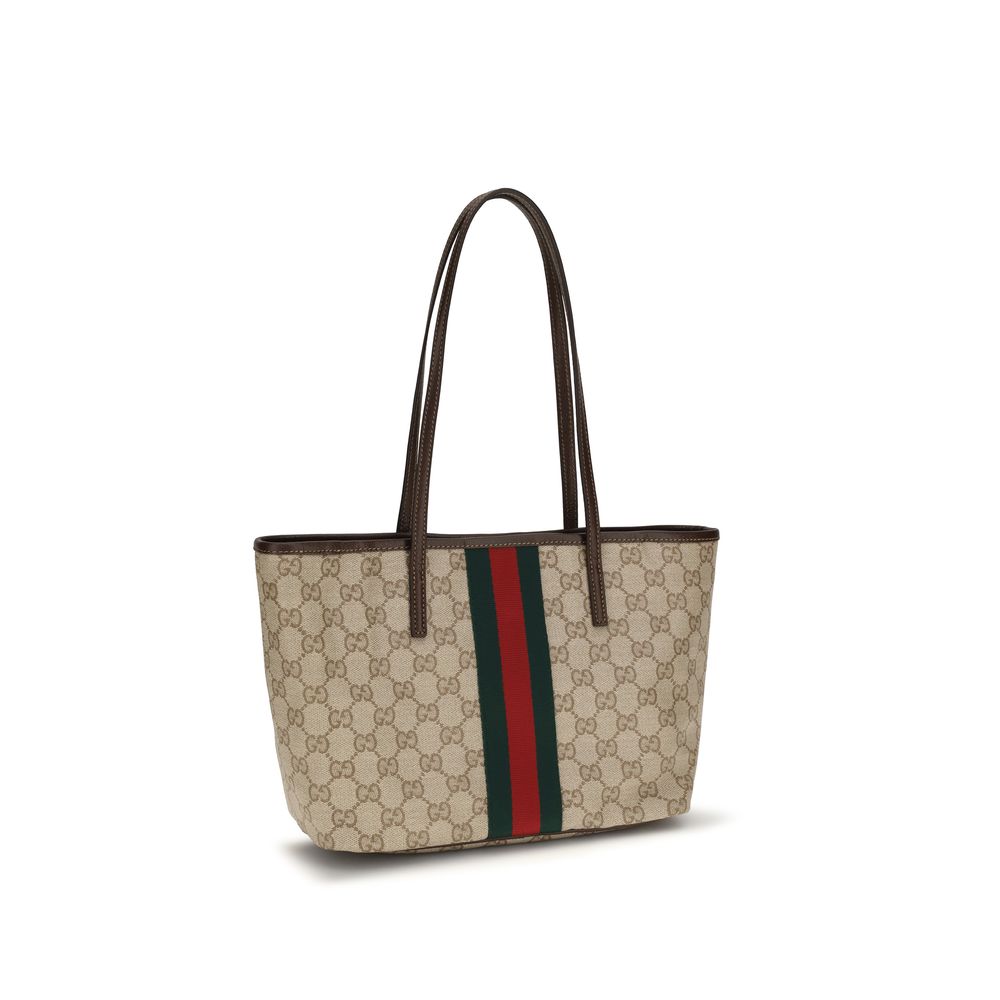 Gucci Beige Cotton Handbag