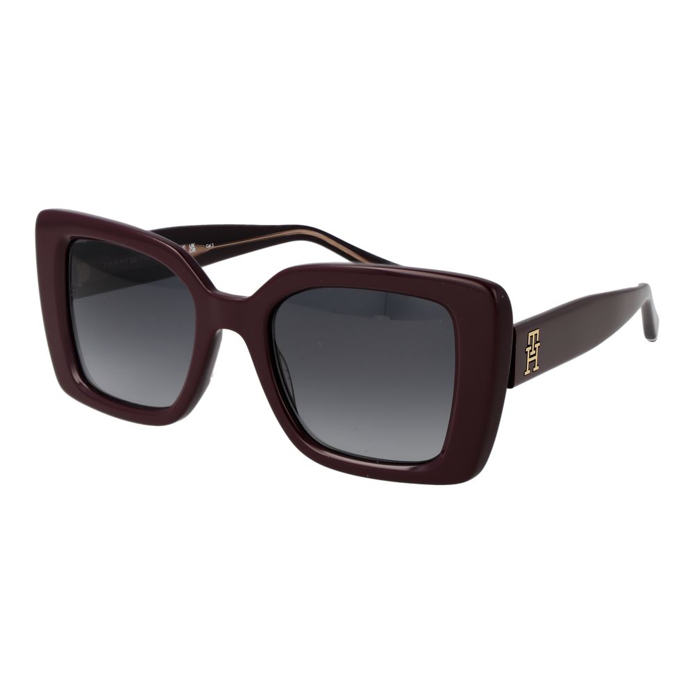 Tommy Hilfiger Burgundy Acetate Sunglasses