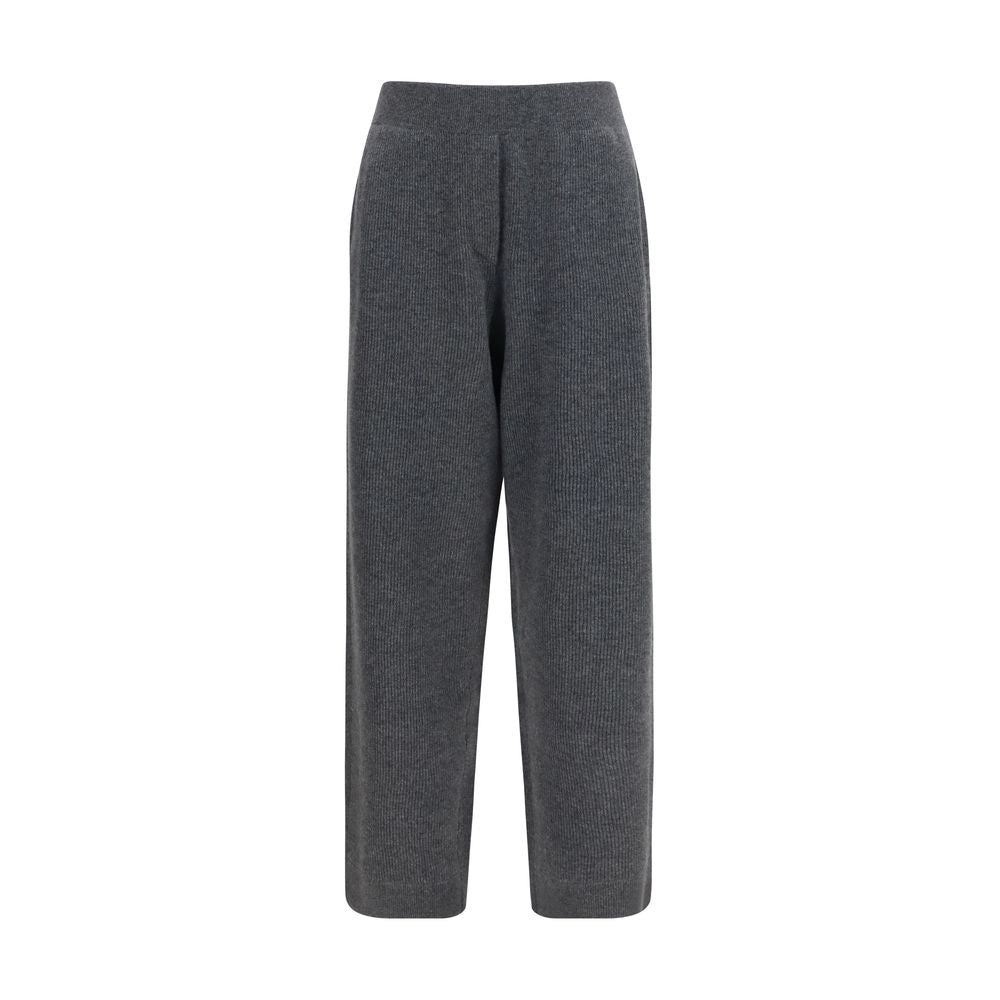 Brunello Cucinelli Gray Cashmere Casual Pants