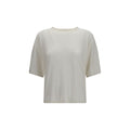 Brunello Cucinelli White Cashmere Sweatshirt