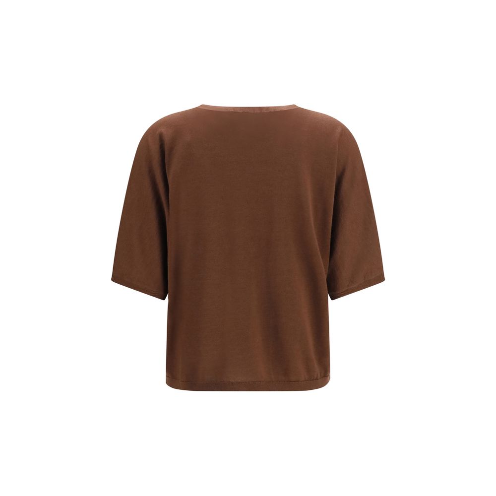 Brunello Cucinelli Brown Cashmere Sweatshirt