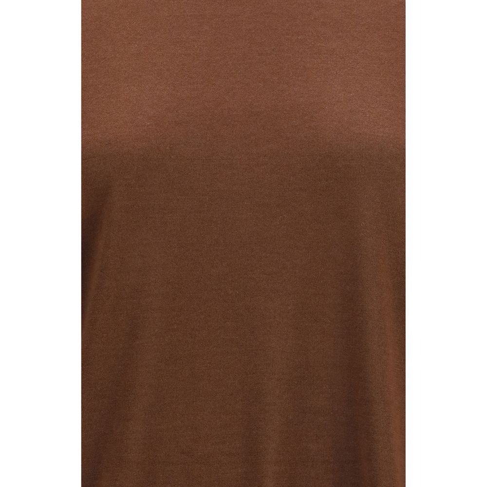 Brunello Cucinelli Brown Cashmere Sweatshirt