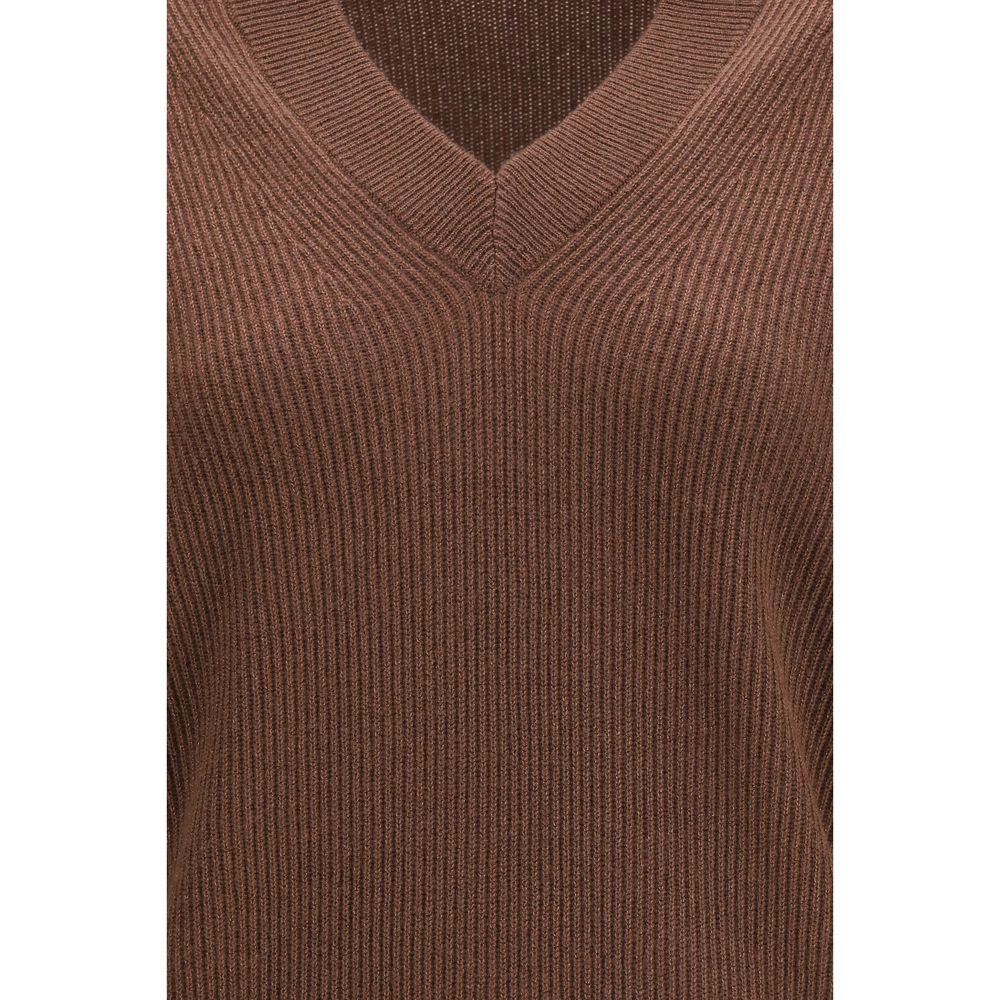 Brunello Cucinelli Brown Cashmere Sweater