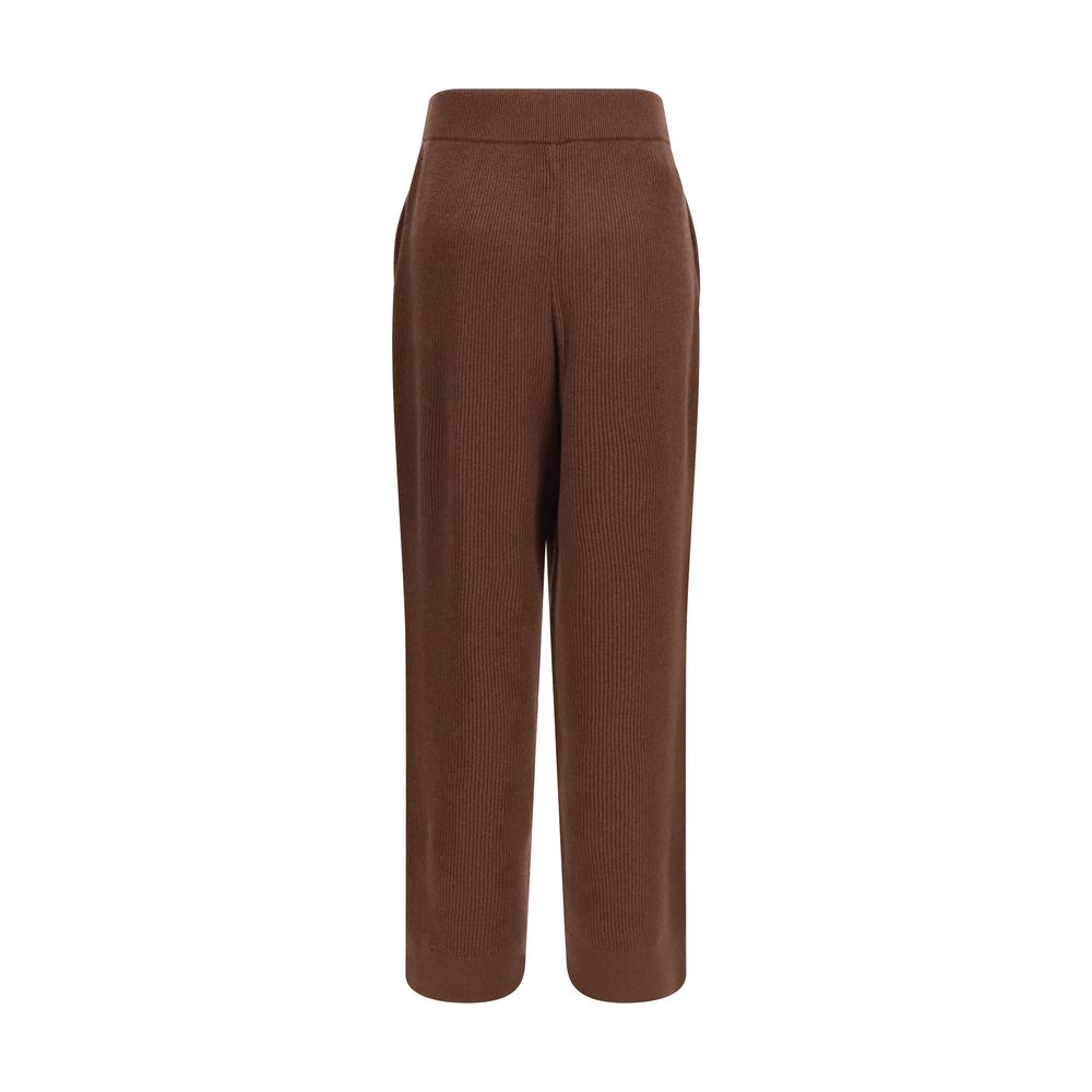 Brunello Cucinelli Brown Cashmere Casual Pants