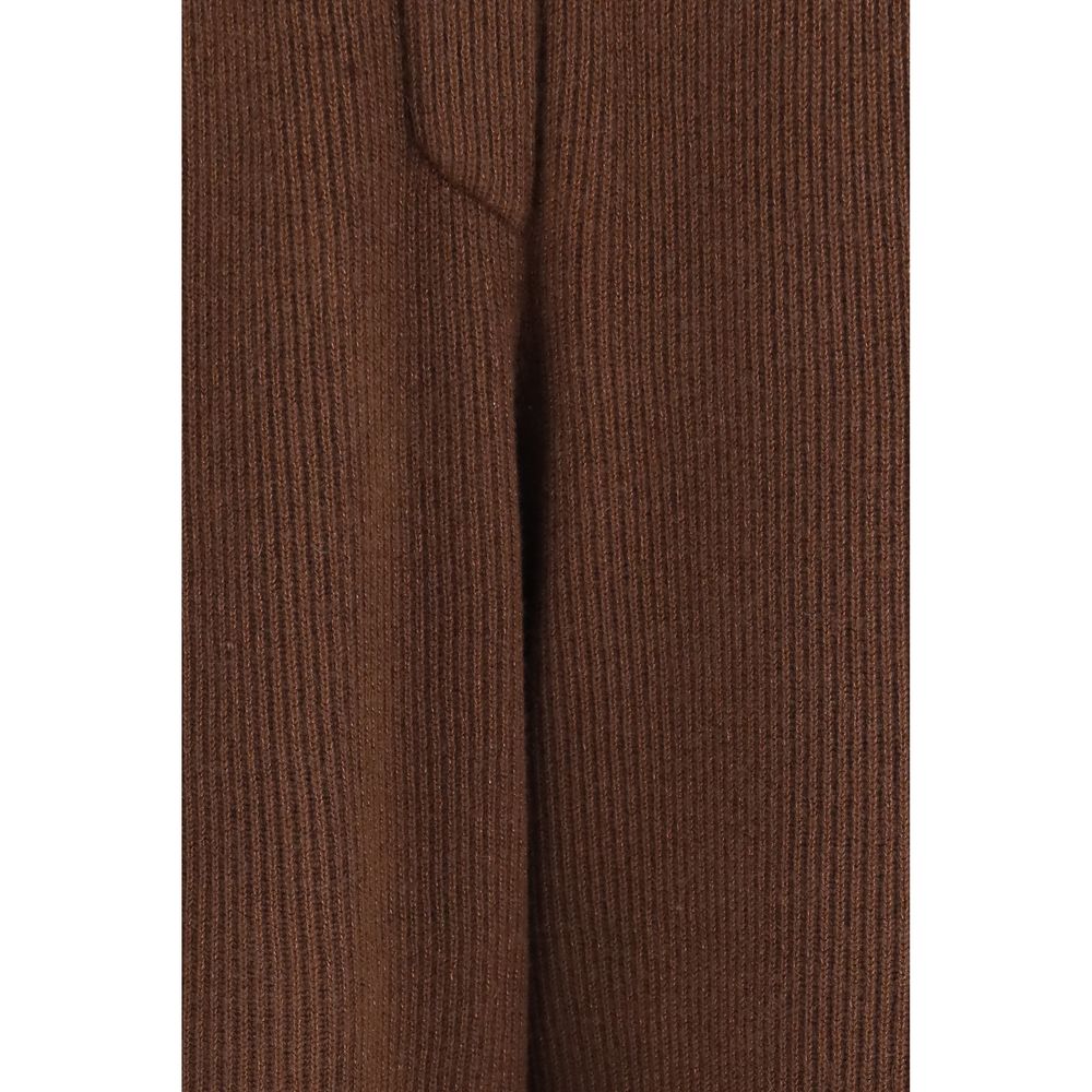 Brunello Cucinelli Brown Cashmere Casual Pants
