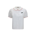 Miu Miu White Cotton Blouse