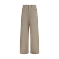 Brunello Cucinelli Beige Cotton Casual Pants