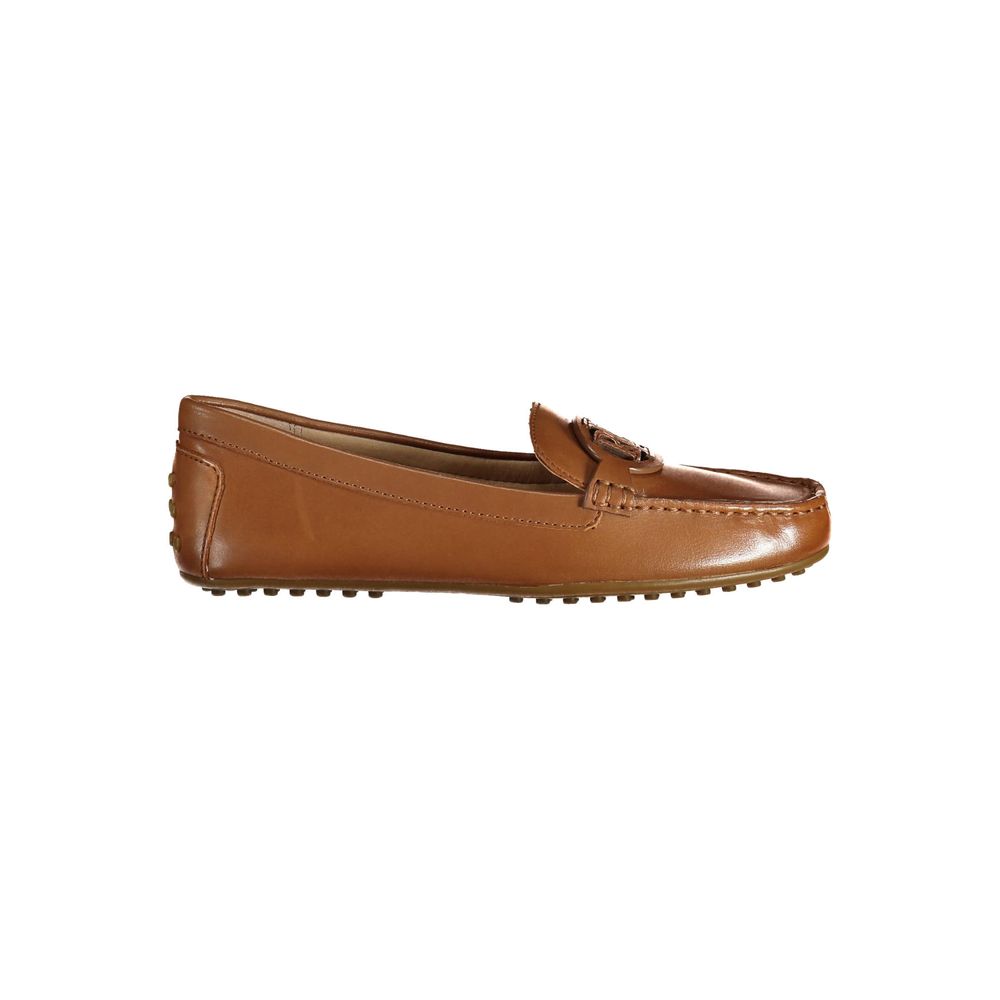 Ralph Lauren Brown Leather Women's Shoe
