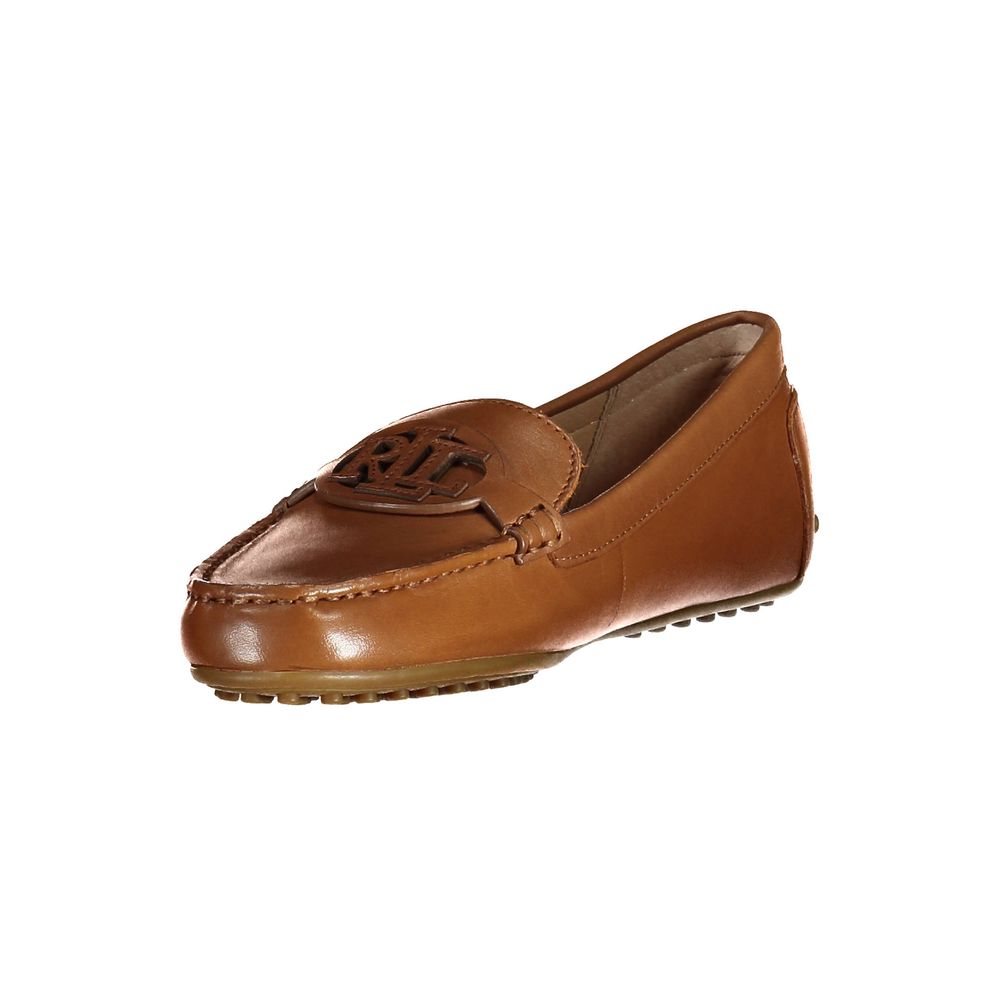 Ralph Lauren Brown Leather Women's Shoe