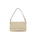 Tory Burch Beige Calf Leather Bos Taurus Shoulder Bag