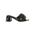Laura Biagiotti Black Polyurethane Women's Sandal