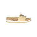 Laura Biagiotti Beige Polyurethane Women's Slipper
