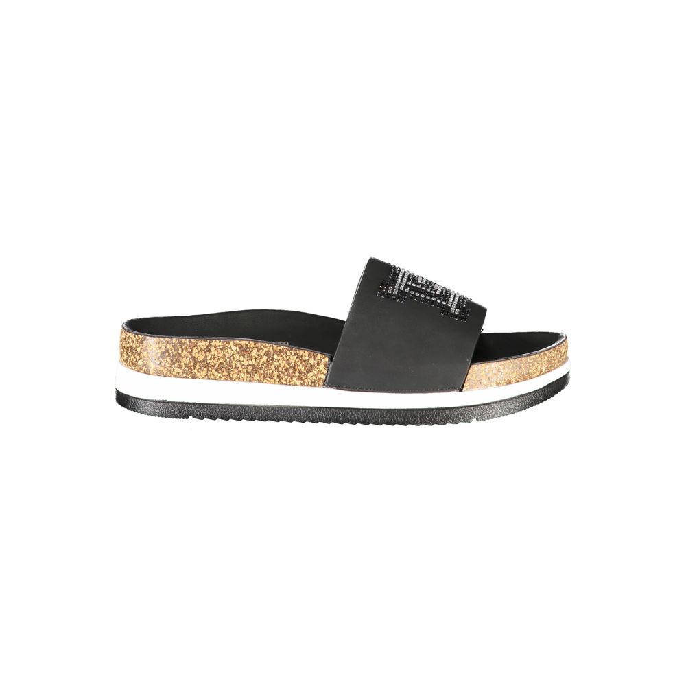 Laura Biagiotti Nero Polyurethane Women's Slipper