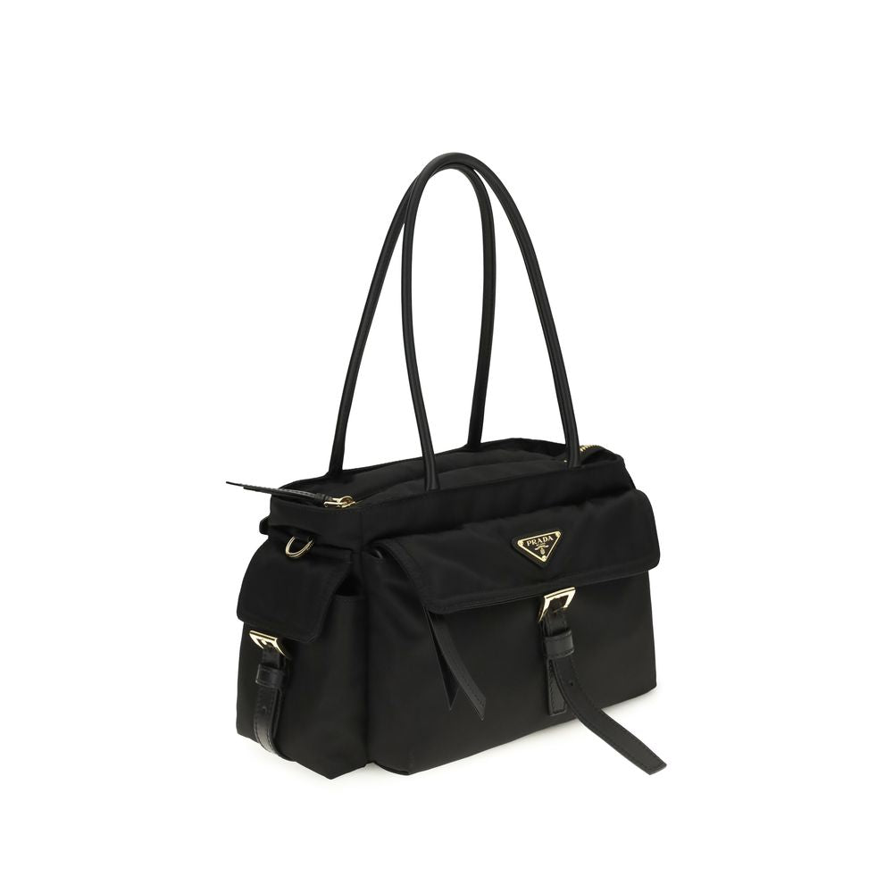 Prada Black Polyamide Shoulder Bag