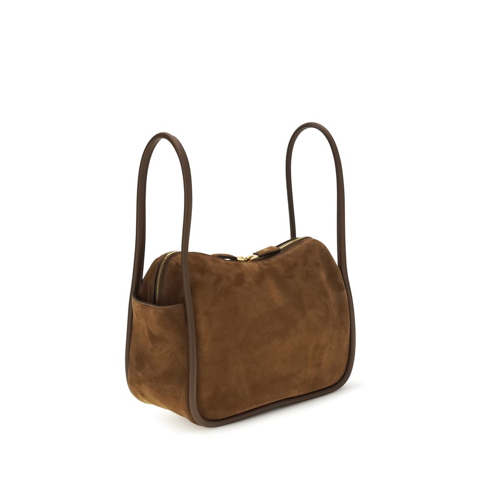 Prada Brown Calf Leather Bos Taurus Handbag