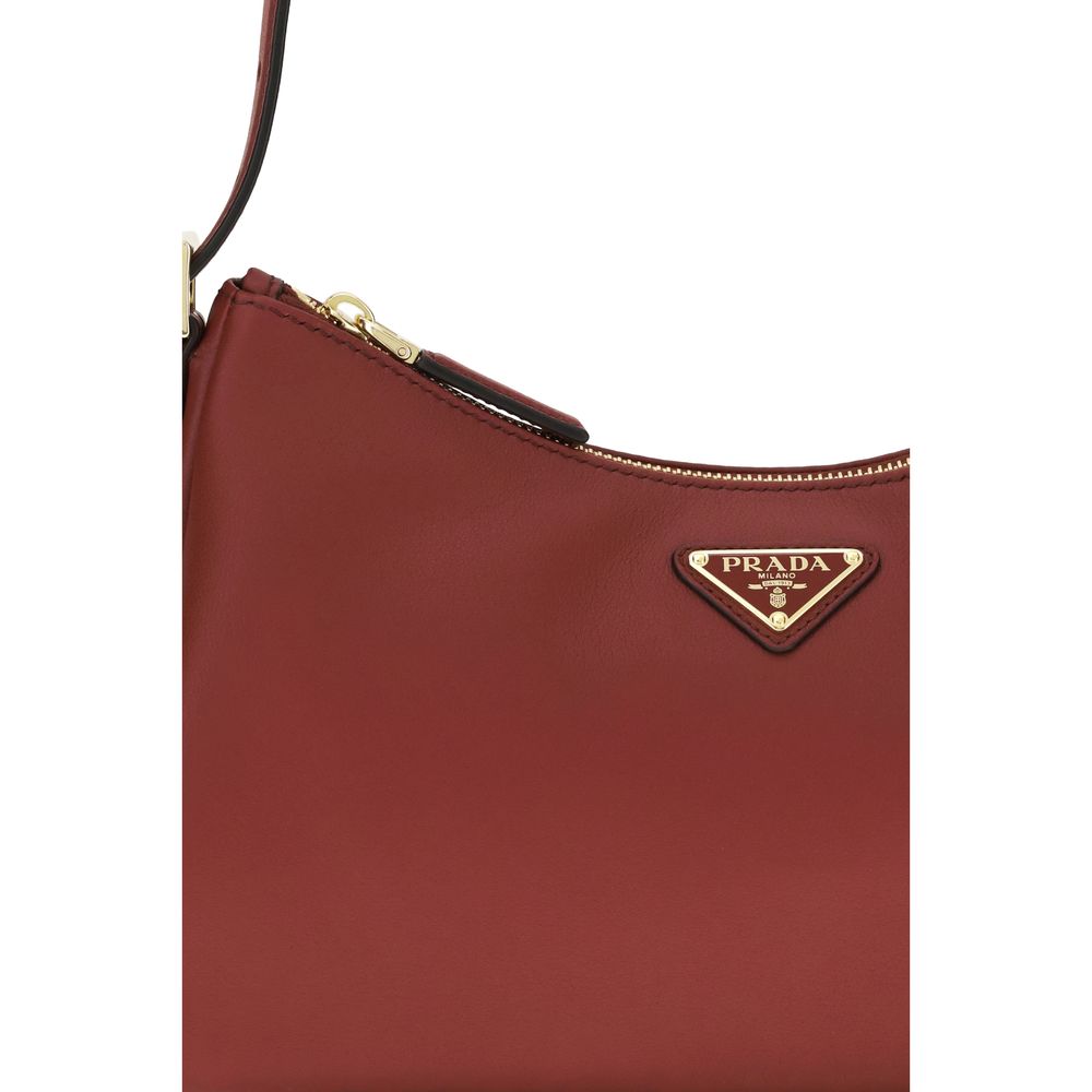 Prada Multicolor Calf Leather Bos Taurus Shoulder Bag