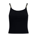 Gucci Black Viscose Sleeveles T-Shirt