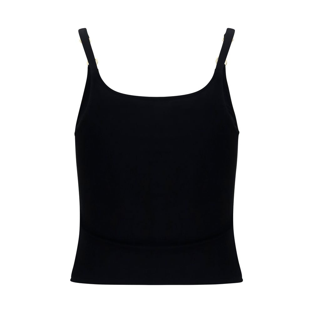 Gucci Black Viscose Sleeveles T-Shirt